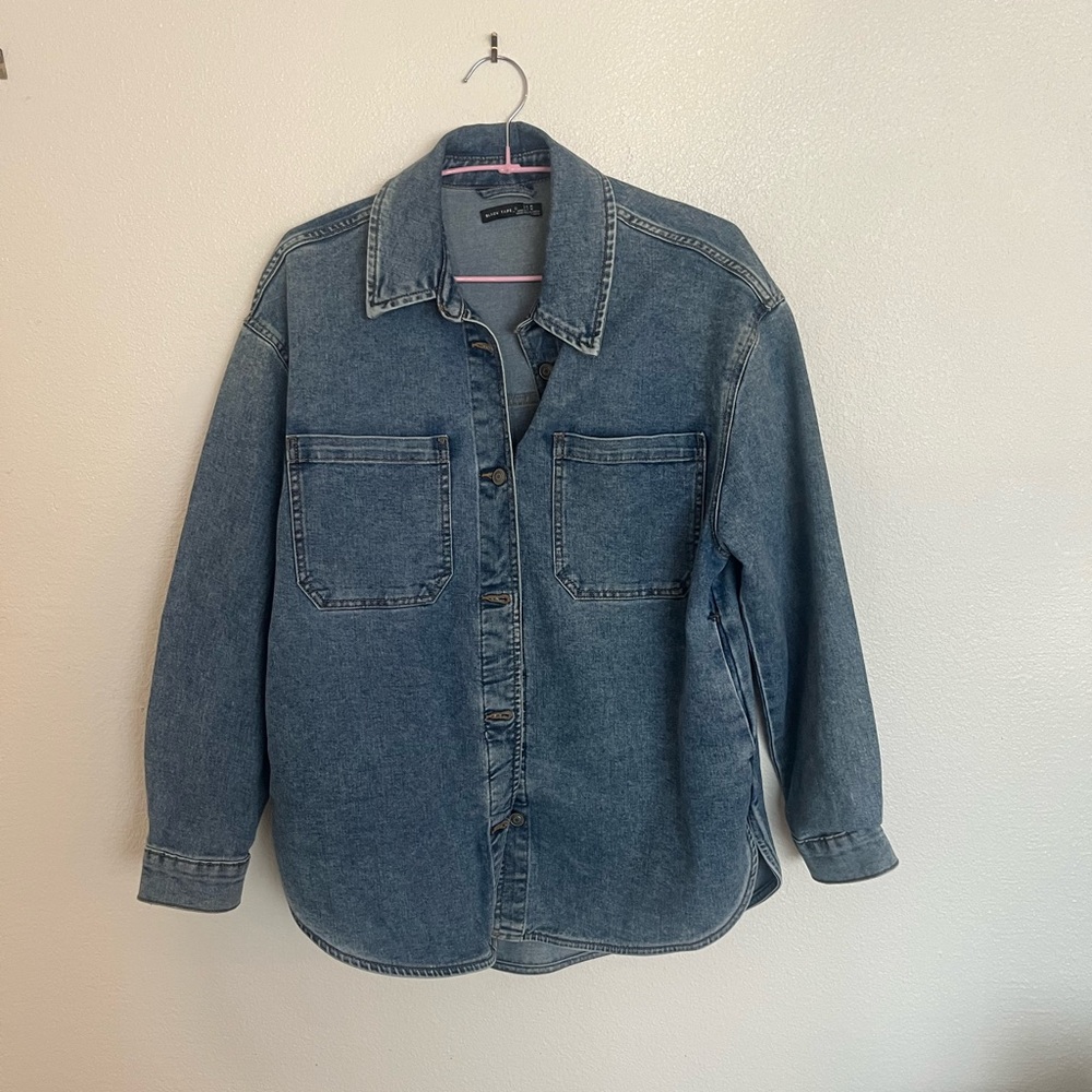 Black Tape Blue Denim Shirt